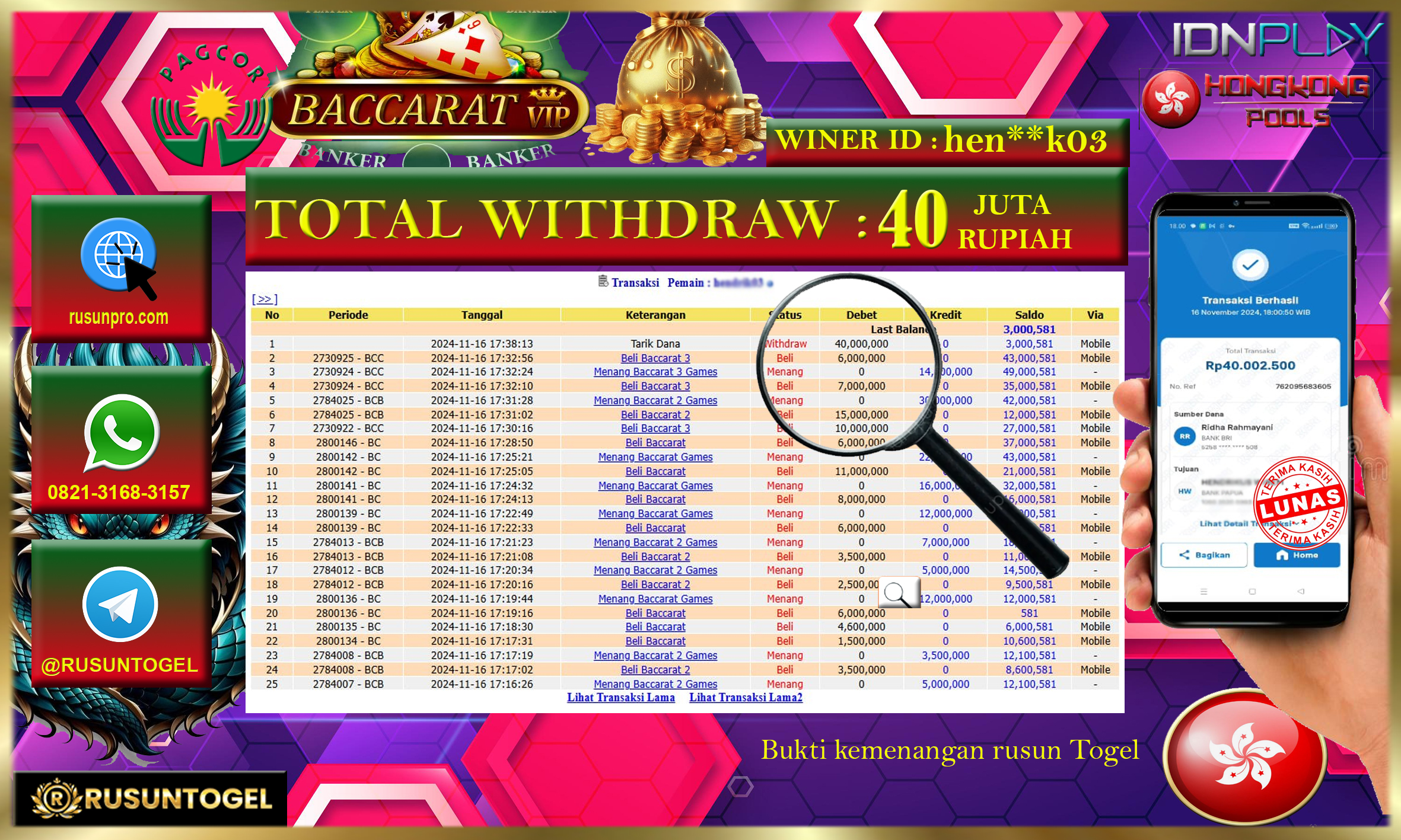 PREDIKSI RUSUNTOGEL